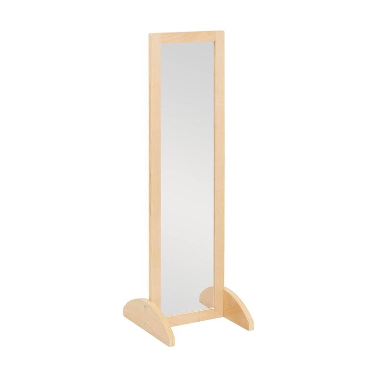 Montessori ECR4Kids Single-Sided Bi-Directional Mirror Natural