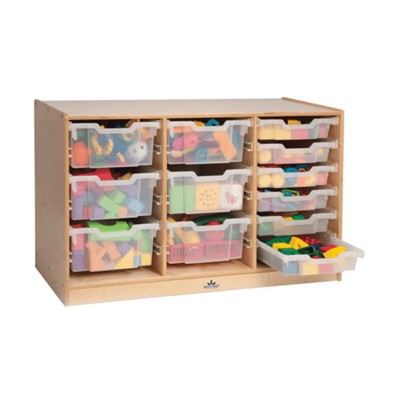 Montessori Kaplan Early Learning Easy View Dual Size Storage With Trays