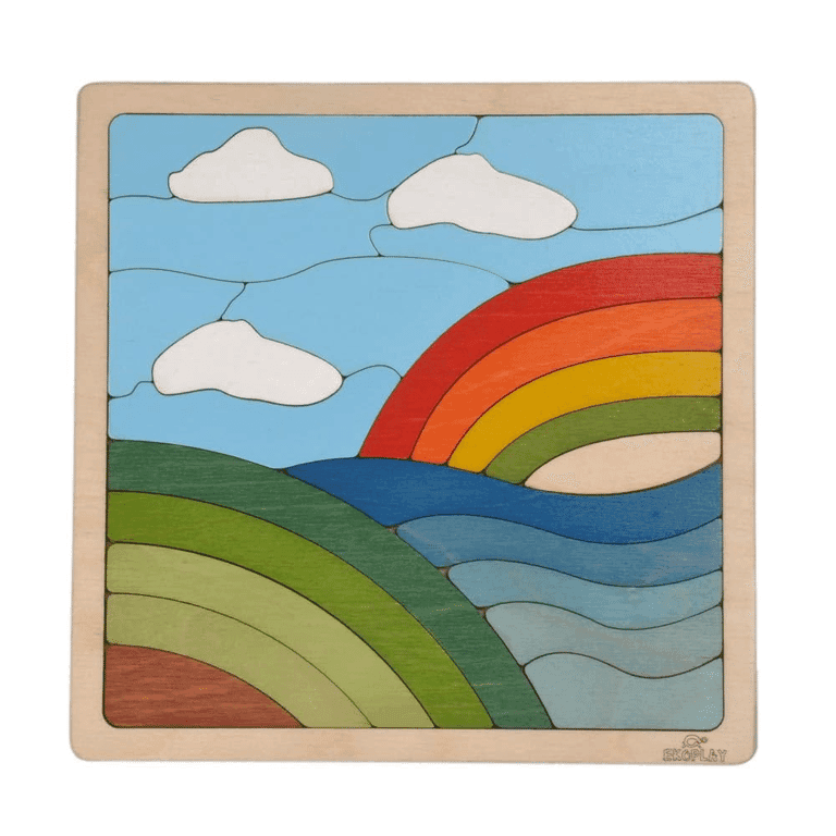 Montessori Ekoplay Regenboog Legpuzzel