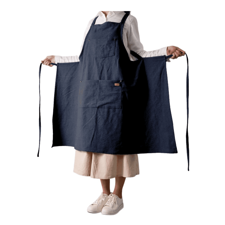 Montessori Gautsa Denim Bijpassend Schort Donkerblauw S