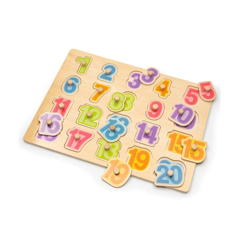 Montessori Bimi Boo Houten Getallen Puzzelbord