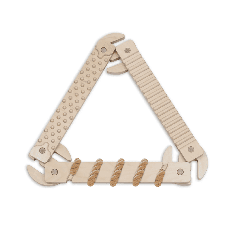 Montessori Ette Tete Evenwichtsbalk 3 Delig TipiToo Mini Naturel Jute