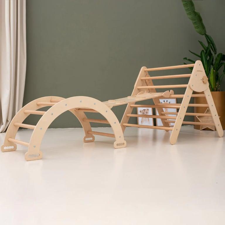 Montessori Wood and Hearts Speeltoestel naturel