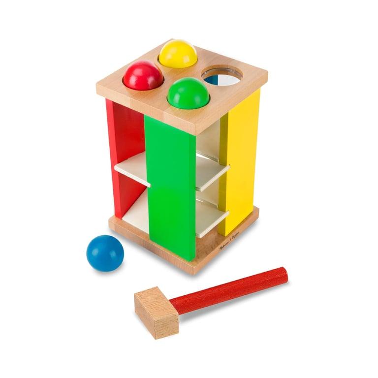 Montessori Melissa & Doug Deluxe Houten Toren Speelgoed met Hamer