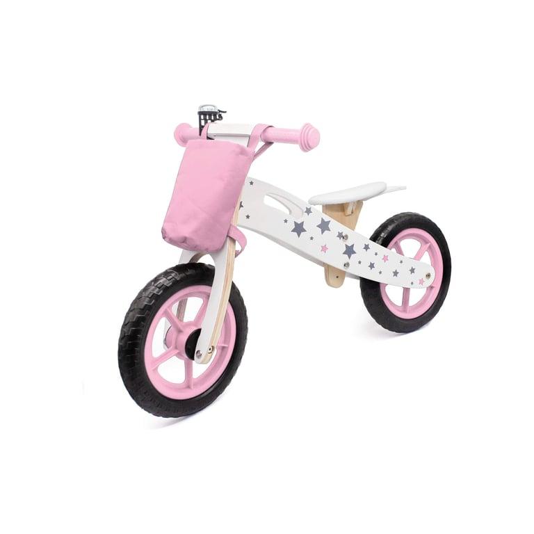 Montessori G4RCE 2-Wiel Balansfiets met Mandje Roze