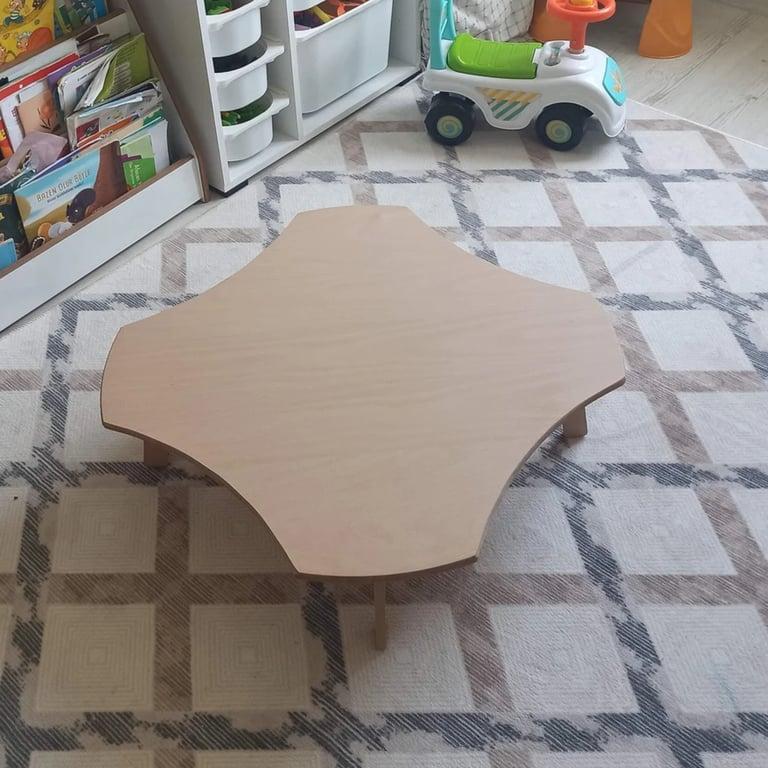 Montessori ZerenceDesign Lage Tafel 80 cm