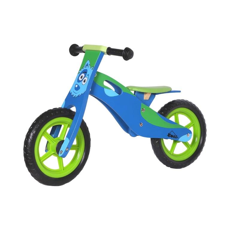 Montessori Kobe Toy Company Wooden Balance Bike Blue