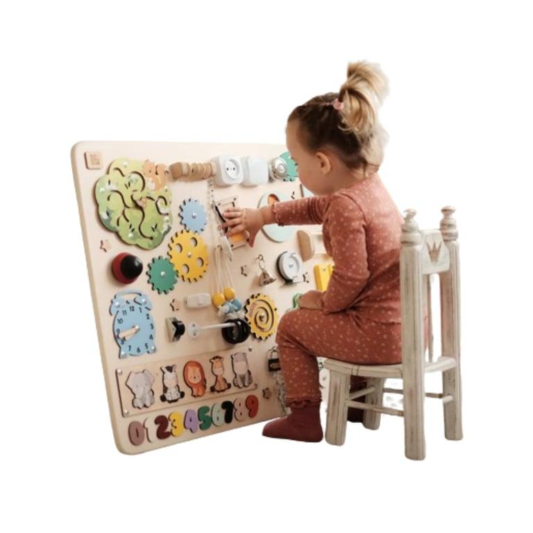 Montessori Busy Kiddo Room XL Activiteitenbord met Standaard