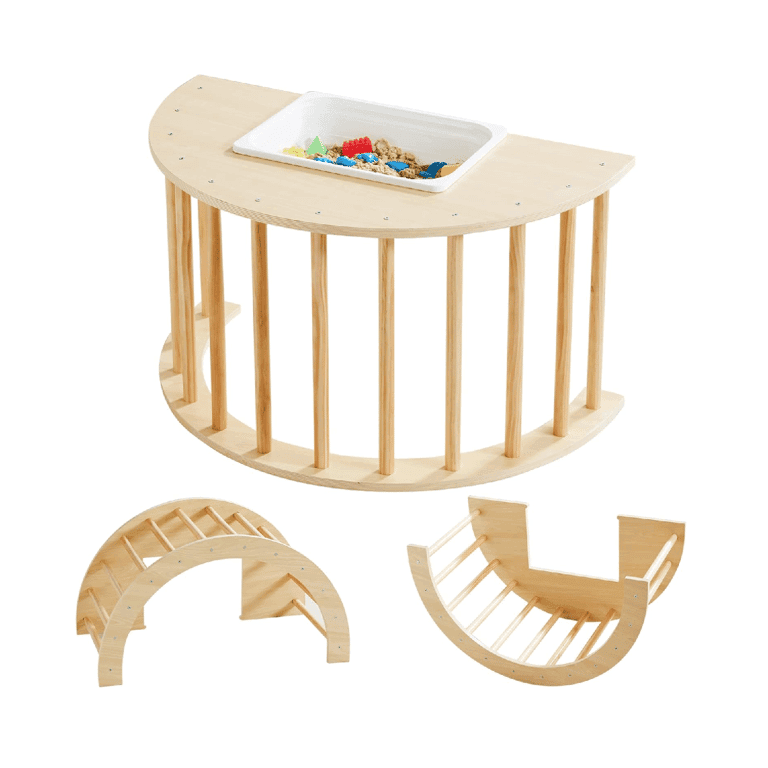 Montessori Beright 3-in-1 Klimboog met Opbergbak