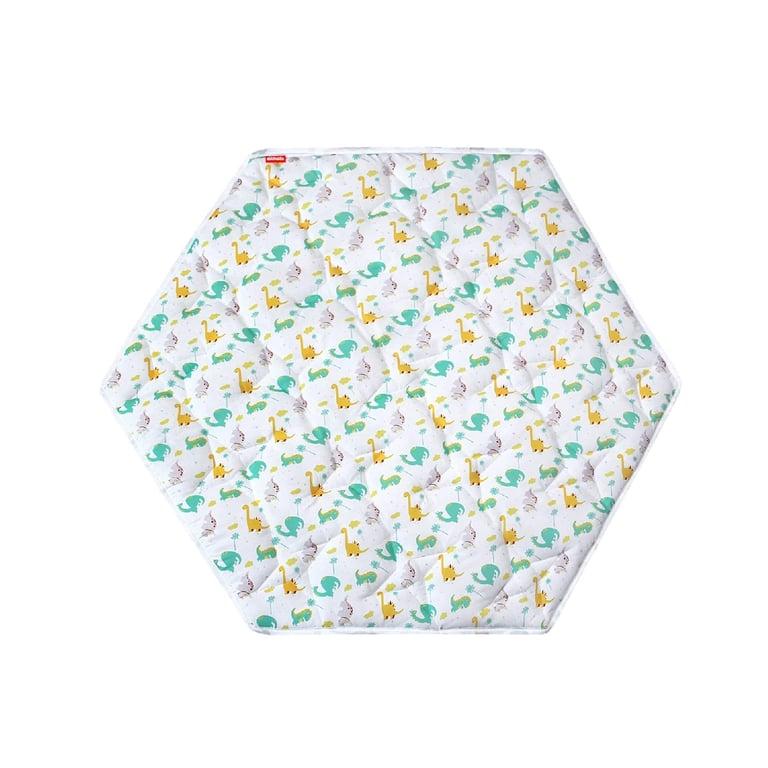 Montessori Moonsea Hexagon Play Mat Dinosaur