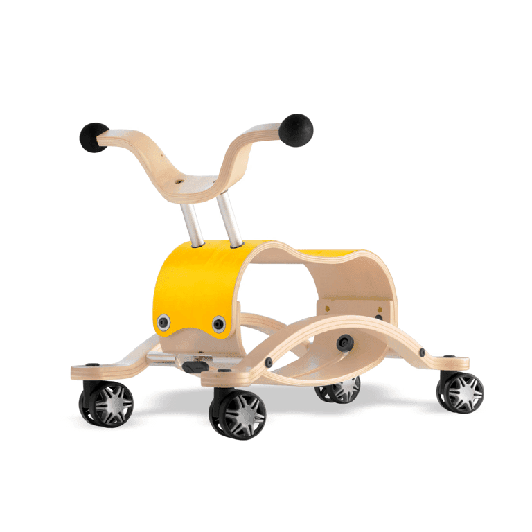 Montessori Wishbone 3-in-1 Mini-Flip Racer Geel