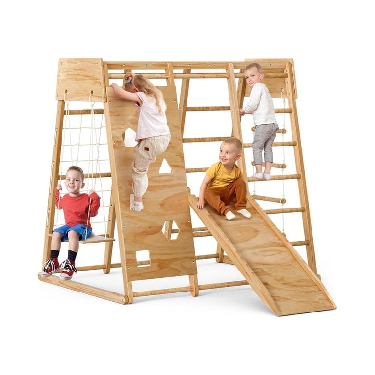 Montessori Amictoy Indoor 8-in-1 Jungle Gym Speelset Voor Kinderen