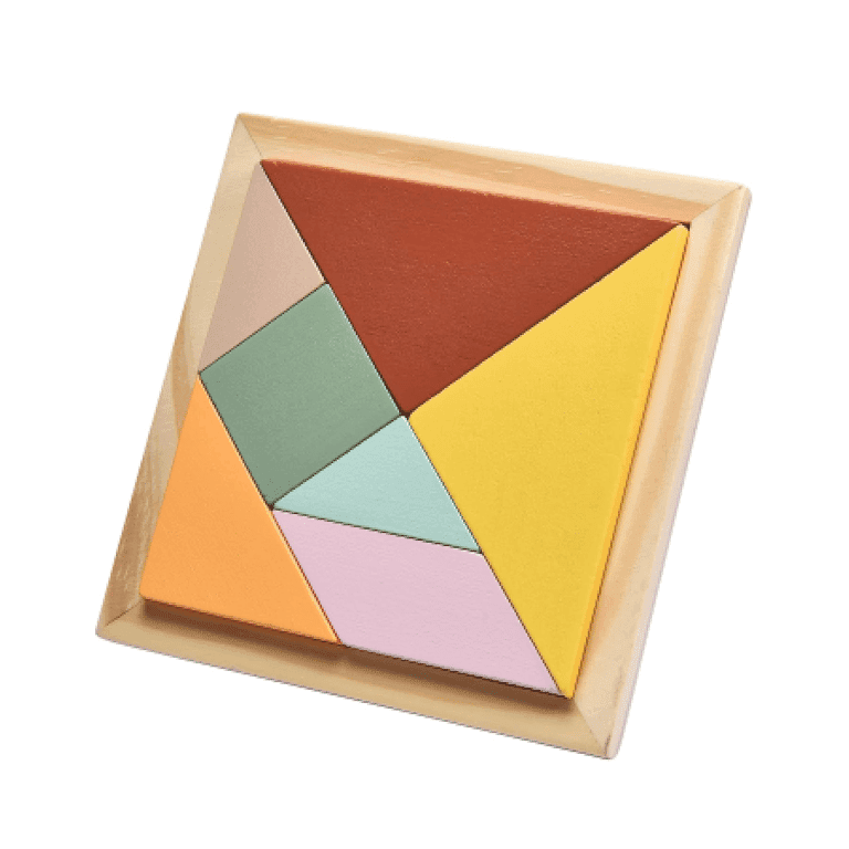 Montessori Childlike Behavior Houten Tangram Puzzel