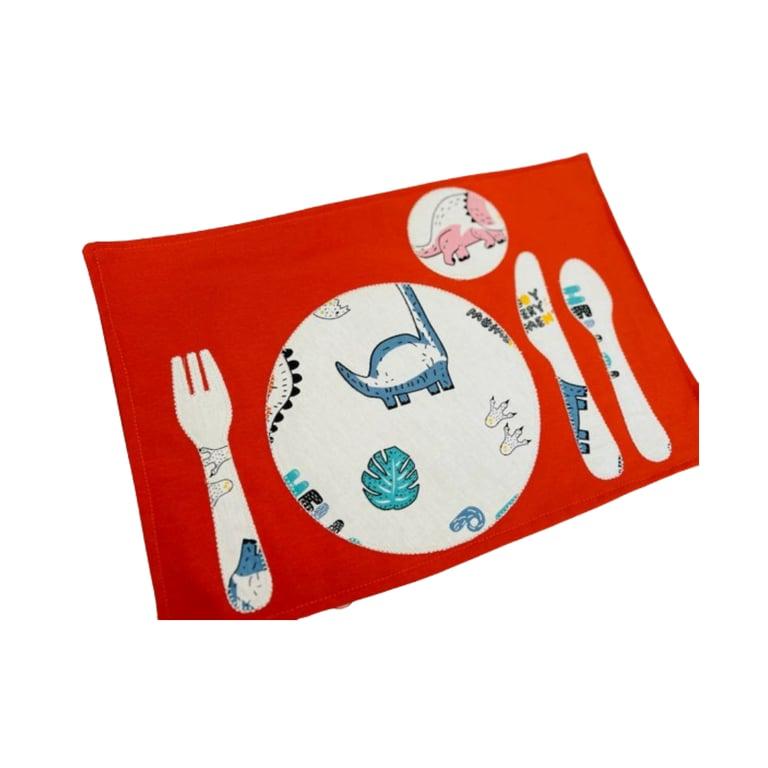 Montessori Rock-A-Toy Montessori Placemat Dinosaurus