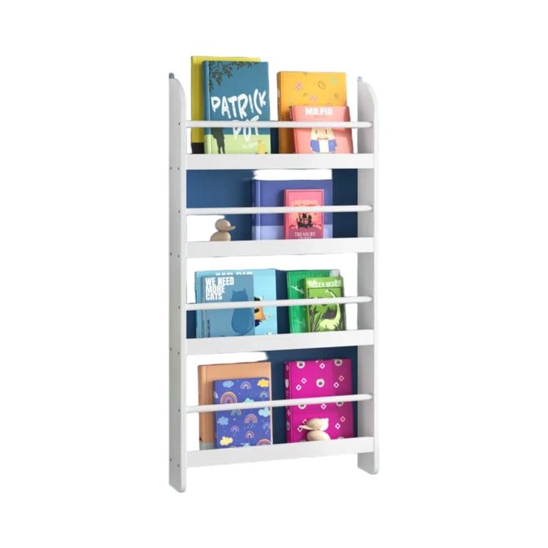 Montessori Mack & Milo Albertson Kids Floating Bookcase 43.7 x 22.8 Inches