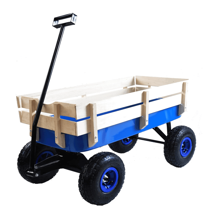 Montessori Petfu Buitenwagen Blauw