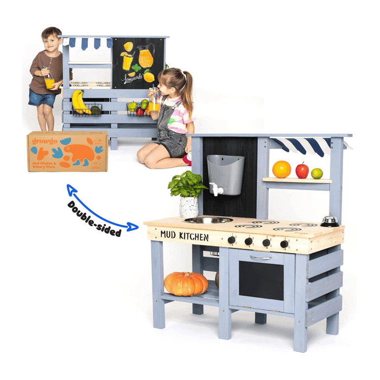 Montessori Growgo 2-in-1 Modderkeuken