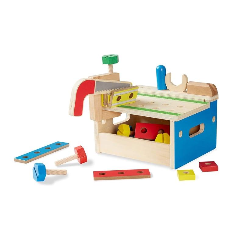 Montessori Melissa & Doug Hamer en Zaag Houten Gereedschapbank