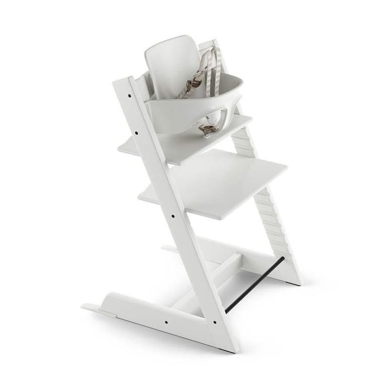 Montessori Stokke Tripp Trapp Baby Hoge Stoel Wit