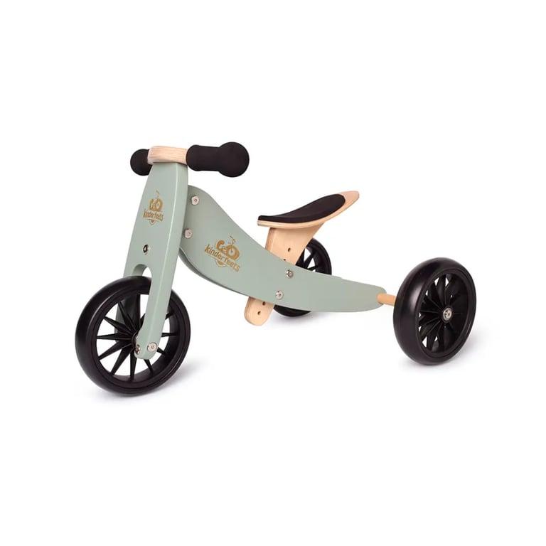 Montessori Kinderfeets 2-in-1 Balance Bike Tiny Tot Sage