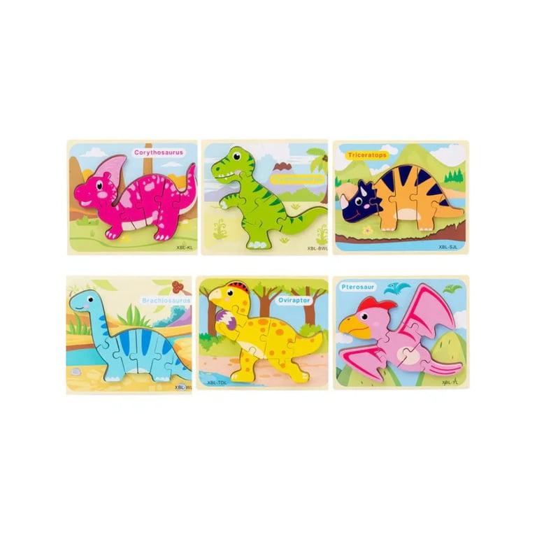 Montessori Seaside-Montessori Dinosaurus 3D Puzzelset 1