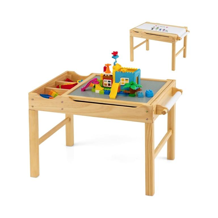 Montessori Honey Joy 2-in-1 Activiteitentafel Natuurlijk met Papierrol