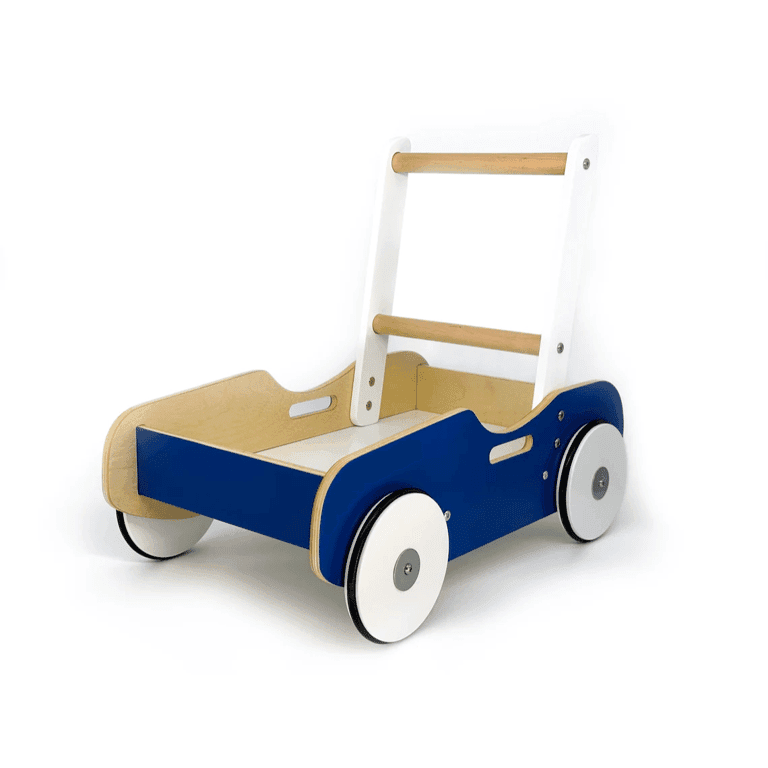 Montessori Luma Goods Co Baby Loopwagen Koningsblauw Niet Gepersonaliseerd