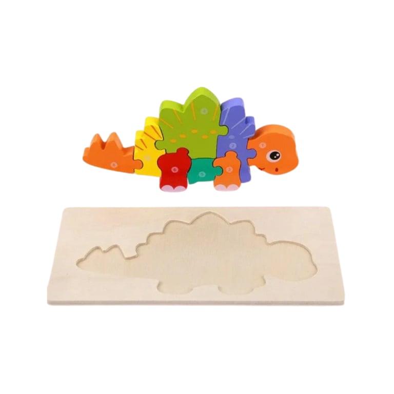 Montessori Seaside-Montessori 3D Puzzel Stegosaurus