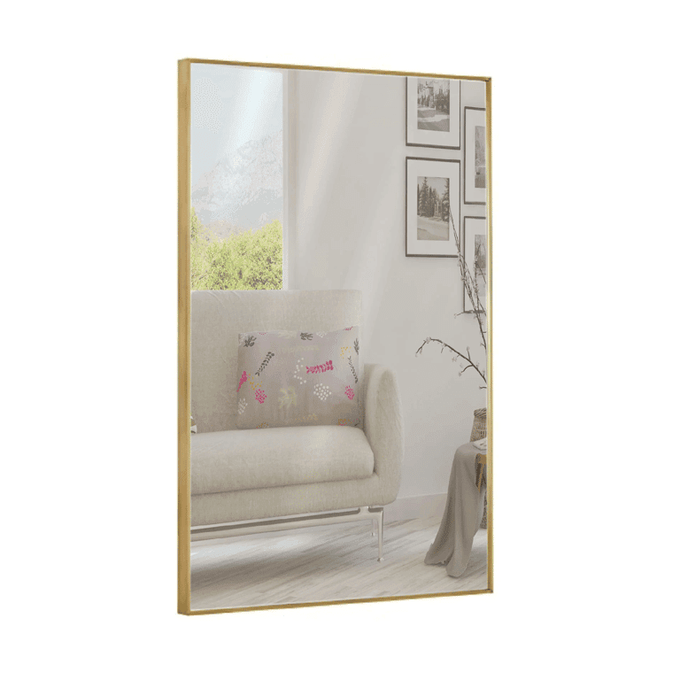 Montessori Hamilton Hills Wandspiegel Ingelijst Goud 60,96 x 91,44 cm