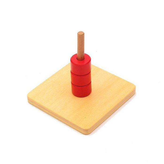 Montessori Pink Montessori Ringen op Verticale Deuvel