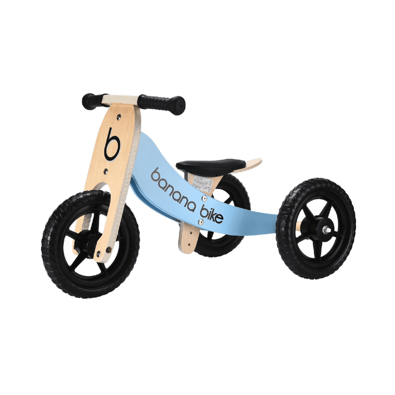 Montessori banana bike 2-in-1 Balansfiets Blauw