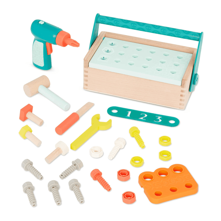 Montessori B. toys Fix 'n' Play Kit Gereedschapskist