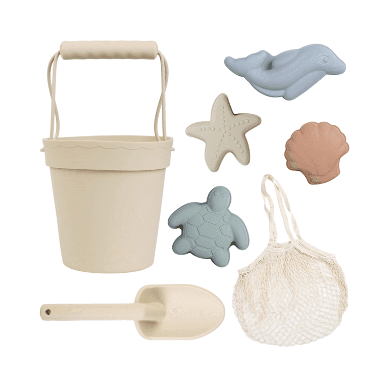 Montessori BLUE Ginkgo Zandemmer Set Beige