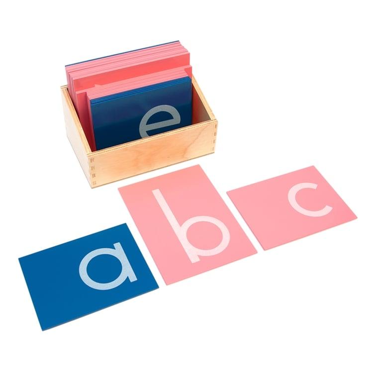 Montessori Alison's Montessori Kleine Letters Schuurpapieren Letters Print