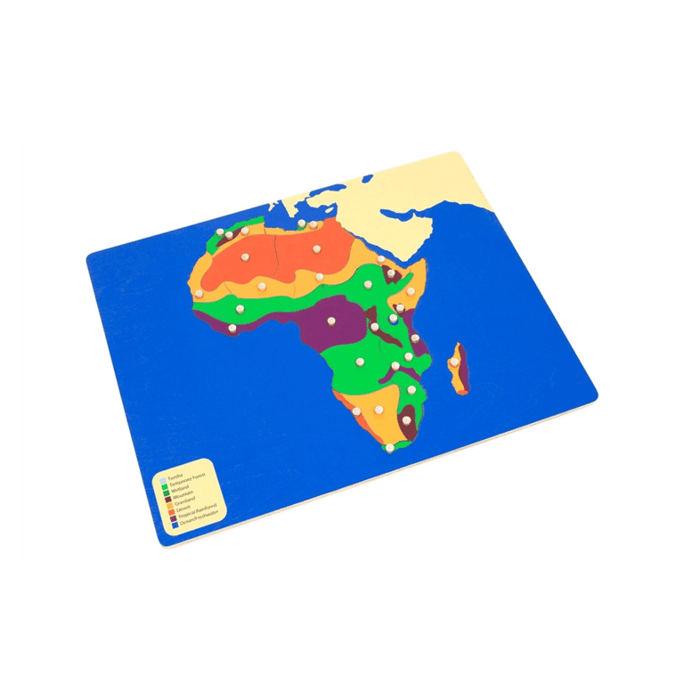 Montessori Alison's Montessori Biomen Puzzel Kaart van Afrika