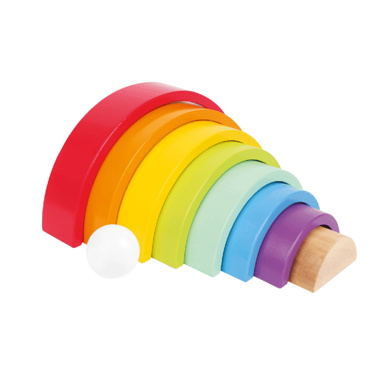 Montessori Small Foot Houten Regenboog Groot