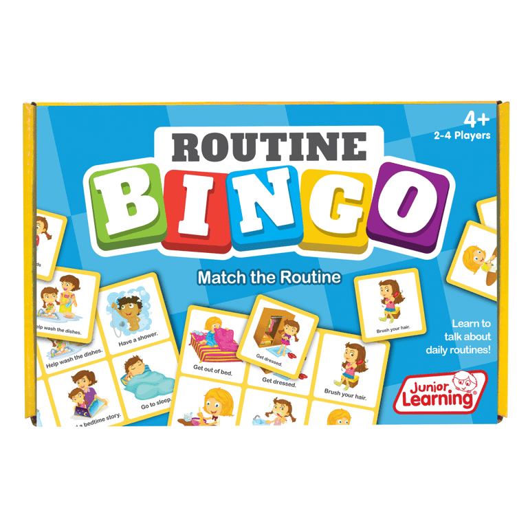 Montessori Junior Learning Routine Bingo (Engelstalig)