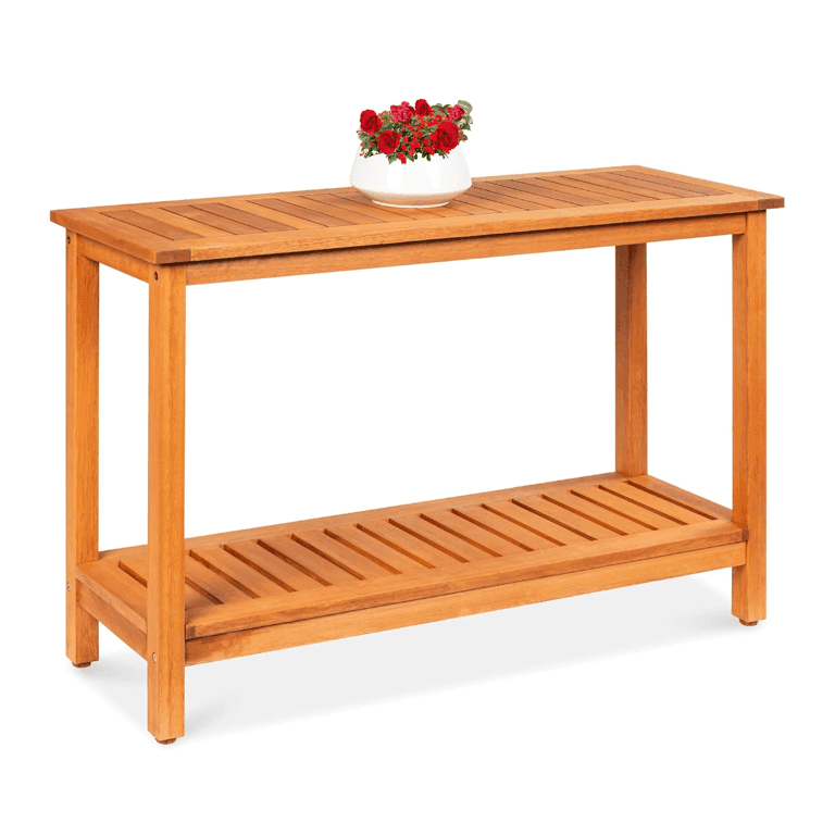 Montessori Best Choice Products Outdoor 2-Shelf Bruin