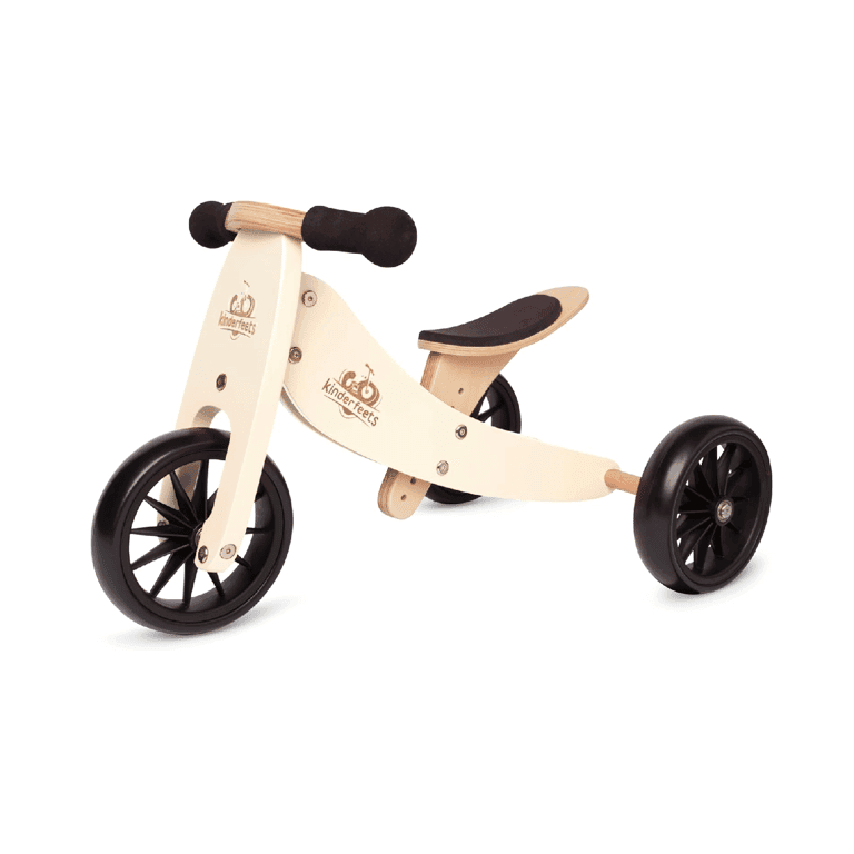 Montessori Kinderfeets 2-in-1 Balansfiets TinyTot Crème