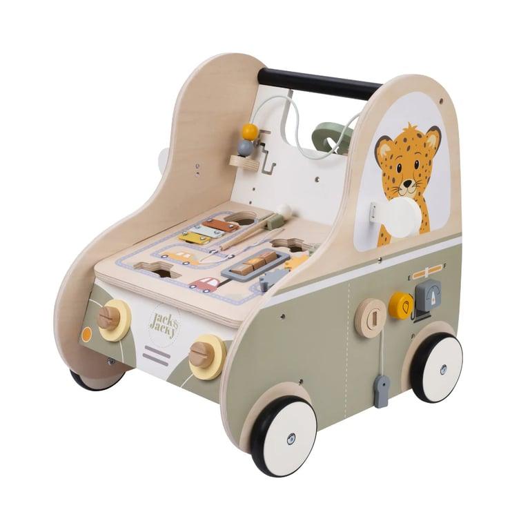 Montessori Jack & Jacky Multifunctionele Auto Loopwagen