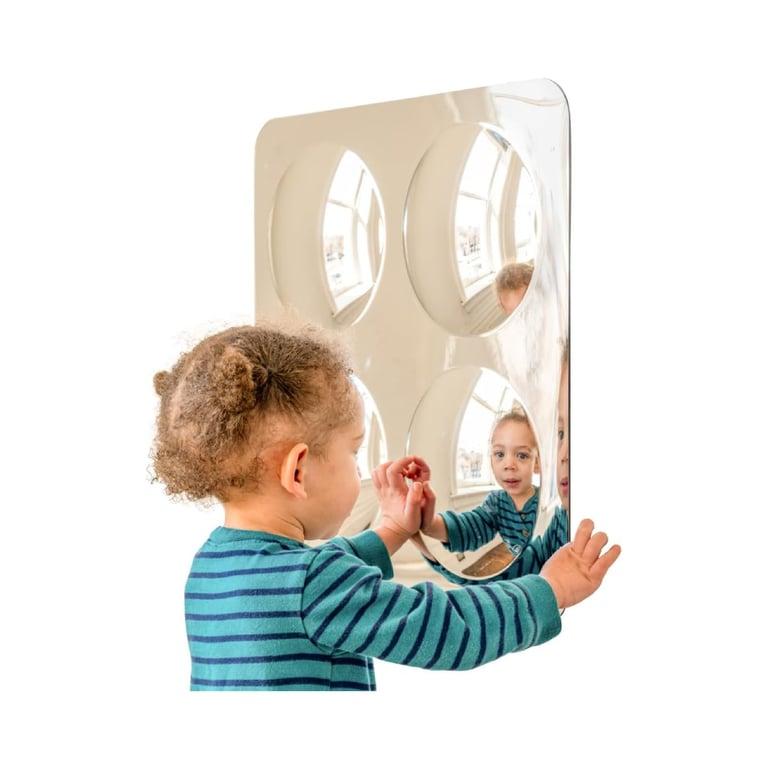 Montessori SPARK & WOW Sensory Wall Mirror 4 Large Bubbles