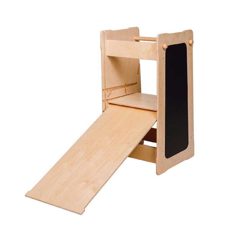 Montessori Woodjoy Leertoren POC Met Glijbaan