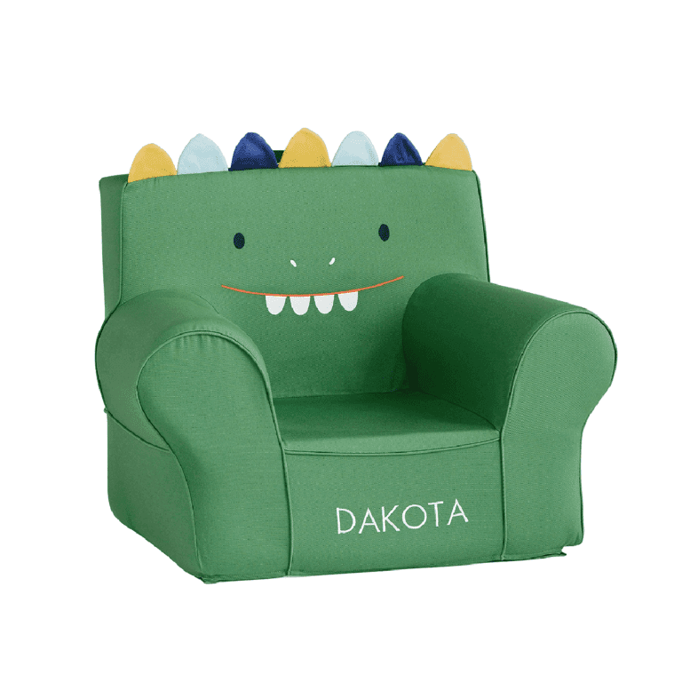 Montessori Pottery Barn Kids Reading Chair Anywhere Chair Twill Dino