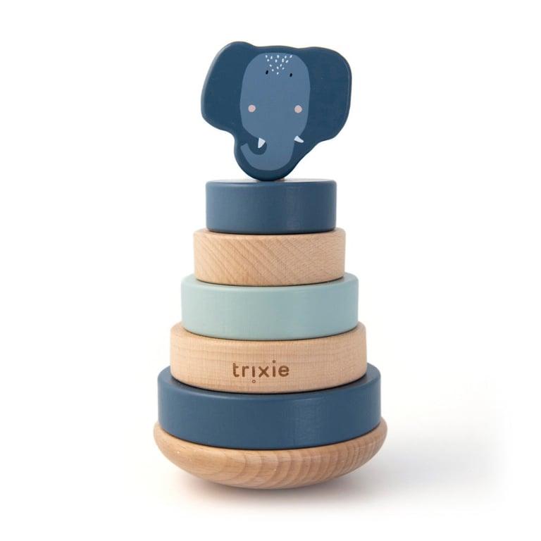 Montessori Trixie Houten Stapeltoren Olifant