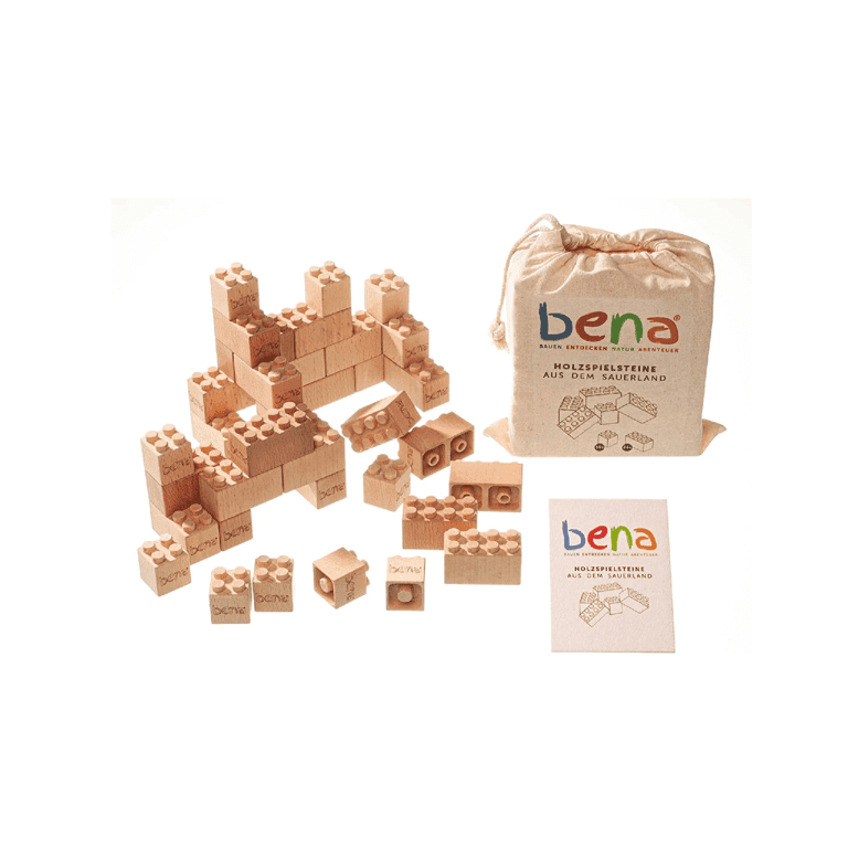 Montessori Jester's World Bena Bouwstenen 35 Stuks