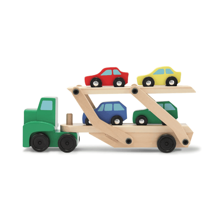 Montessori Melissa & Doug Vrachtwagen Speelgoed Autodrager