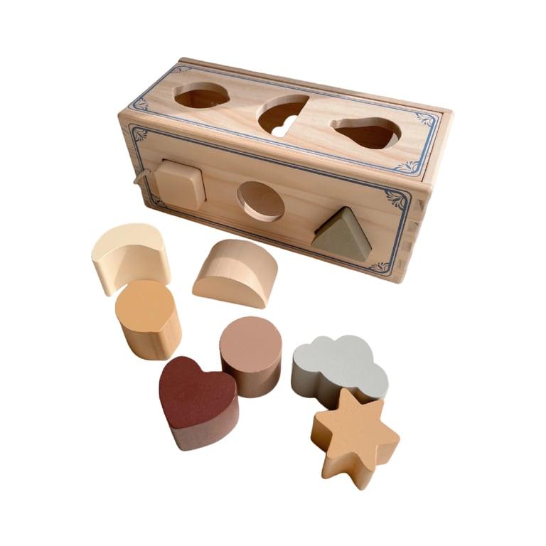 Montessori Playroom Collective Wooden Shape Sorter