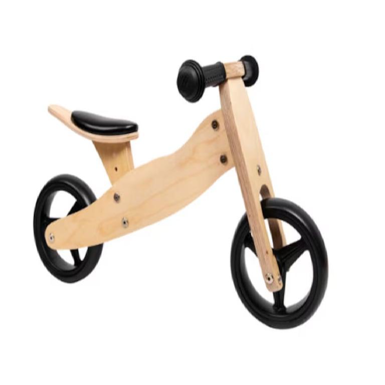 Montessori Bike & Me Gepersonaliseerde Houten 2-in-1 Balansfiets