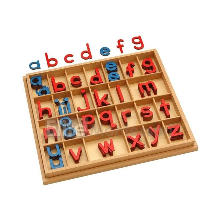 Montessori Elite Montessori Houten Beweegbaar Alfabet met Doosje