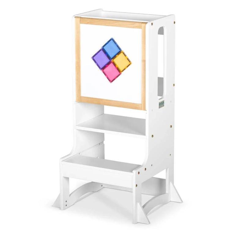 Montessori My Happy Helpers Evo 3.0 Leertoren en Magnetisch Whiteboard Wit Gelakt